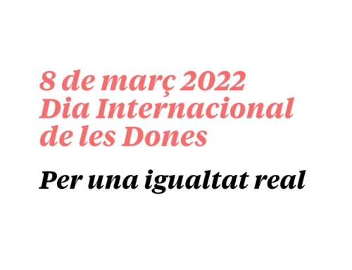 A Units per Avançar ens agradaria que aquest fos el darrer any en el qual se celebri el Dia Internacional de les  Dones