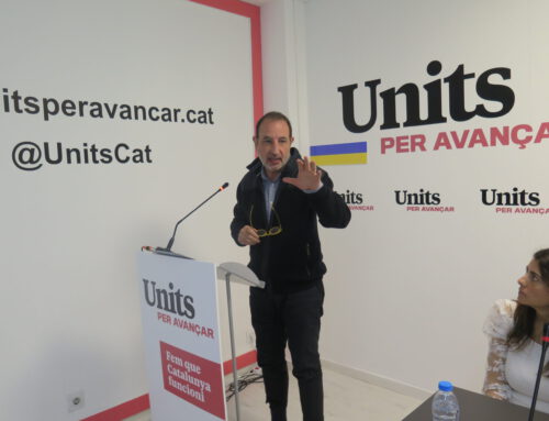 Units per Avançar demana al president de la Generalitat que, amb visió de país i responsabilitat, cerqui acords per aprovar uns bons pressupostos per a tot Catalunya