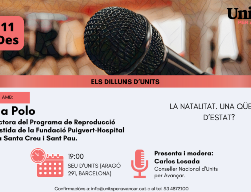 La natalitat, una qüestió d’Estat?, Dilluns d’Units amb Ana Polo