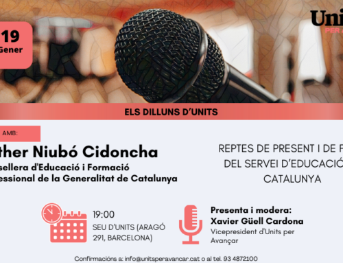 Dia 19 de Gener. Dilluns d’Units amb Esther Niubó Cidoncha