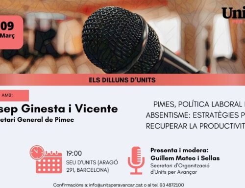 Dia 09 de Març. Dilluns d’Units amb Josep Ginesta i Vicente